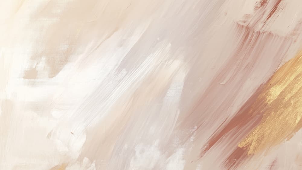 Muted Gold Brushwork by Marika Barsrsind β canvas wall art