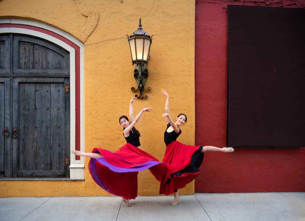 Vibrant Dance Performance by Ken Liang — canvas wall art