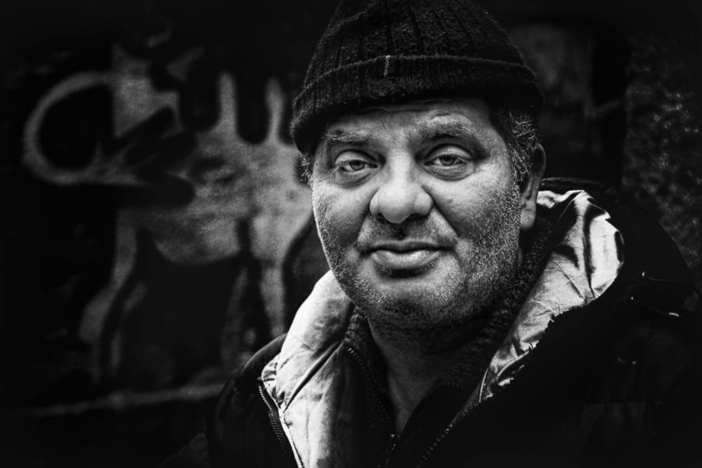 Soulful Man Portrait by Antonio Grambone — canvas wall art