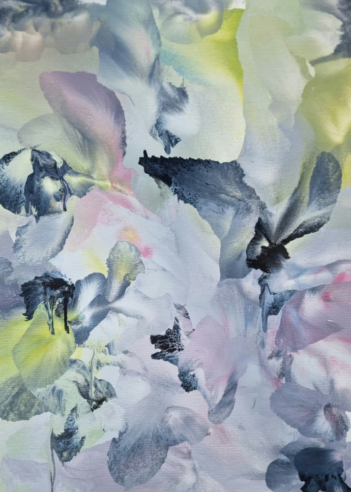 Dreamy Pastel Bloom by Maira Ribena — canvas wall art