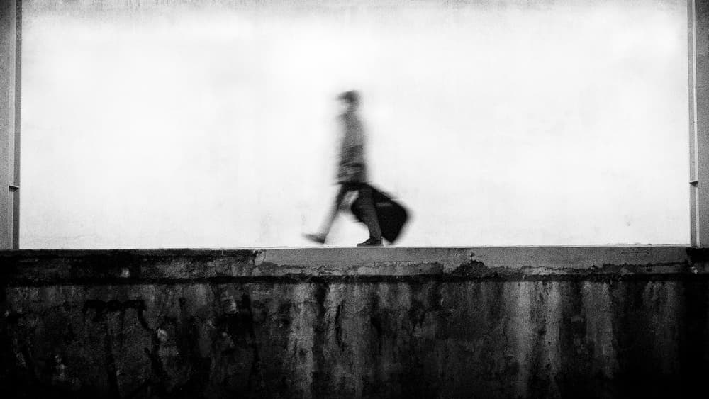 October traveler by Marius Cinteza — canvas wall art