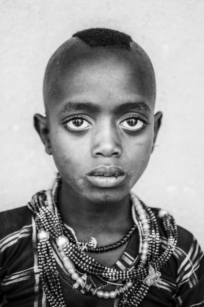 Intense Young Gaze by Trevor Cole — canvas wall art