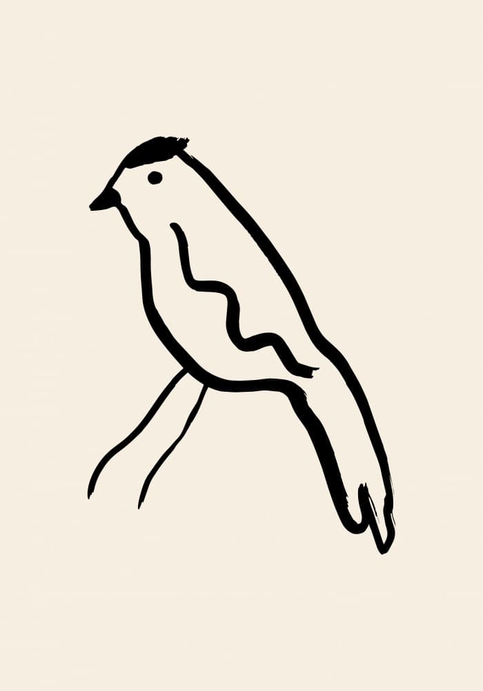 Blue Bird by Studio JKN — canvas wall art
