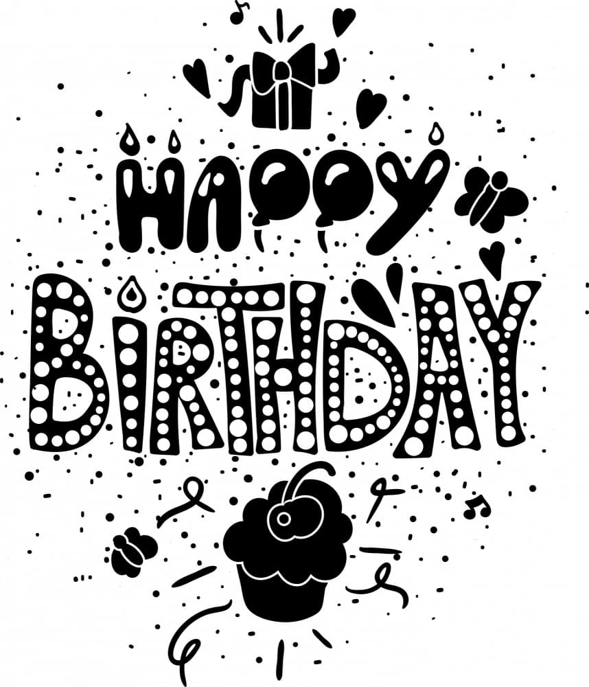 Happy Birthday Celebration by Marika Barsrsind β canvas wall art