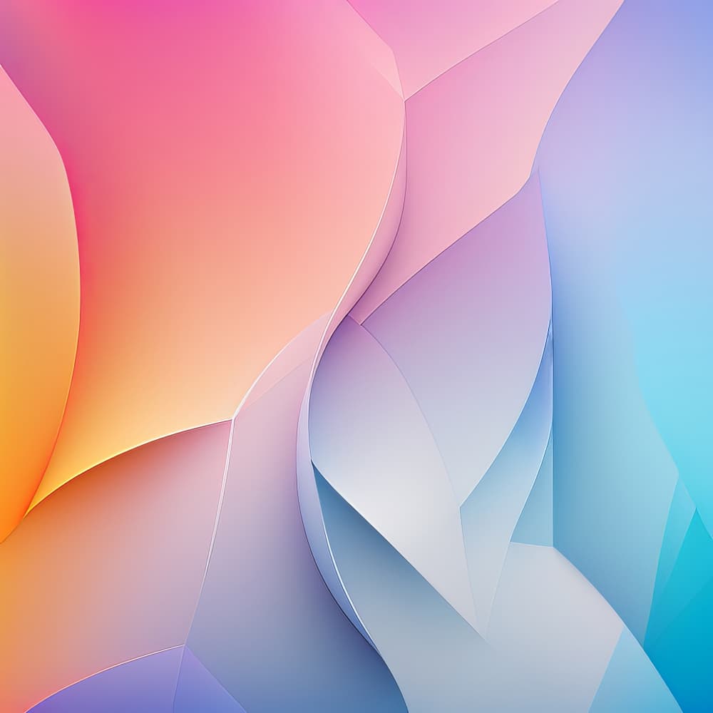 Serene Pastel Flow by Bilge Paksoylu — canvas wall art