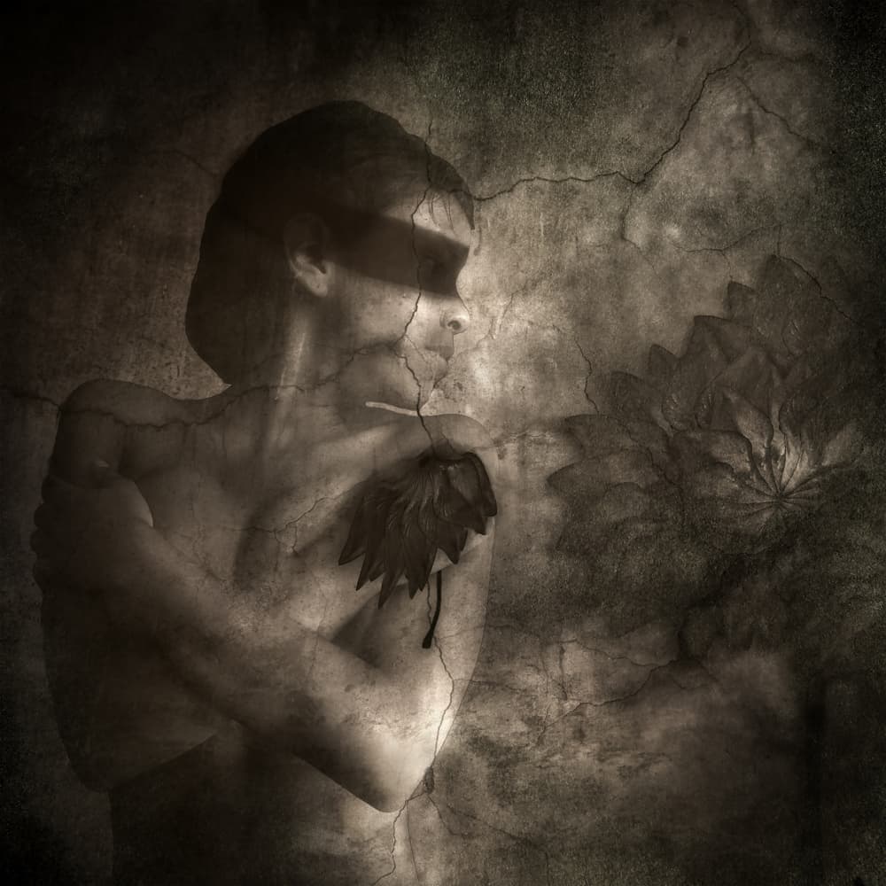 Blindfolded Woman Melancholy by Jan Donckers — canvas wall art