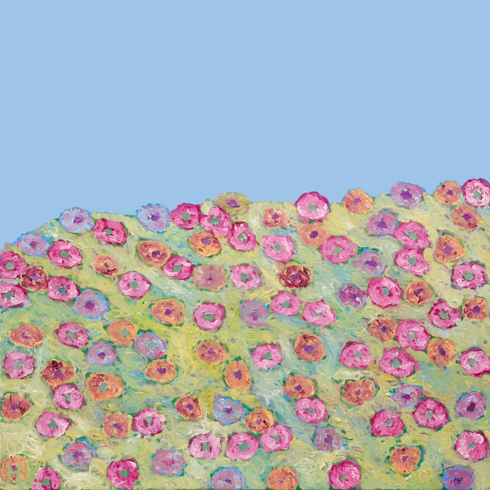 Colorful Flower Field by Helen Joynson — canvas wall art
