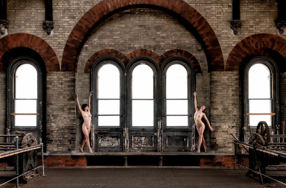 Elegant Forms Industrial Architecture by Colin Dixon — canvas wall art