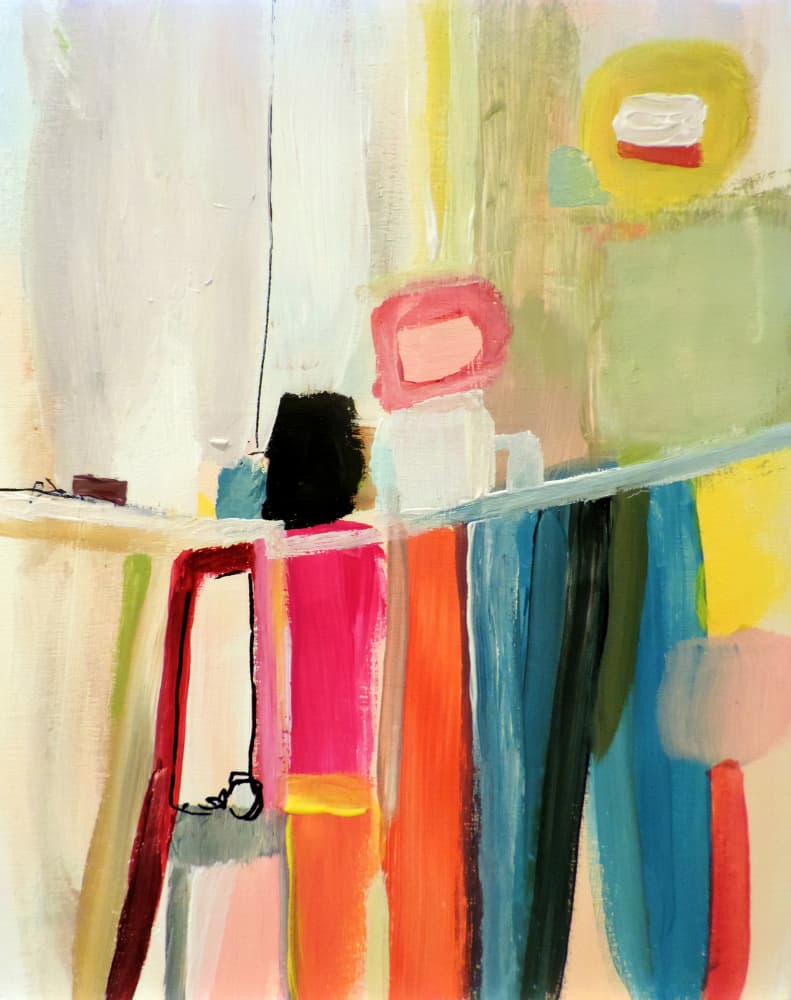 Joyful Abstract Colors by Sylvie Demers — canvas wall art