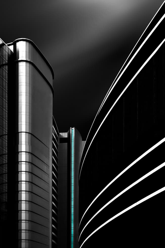 Sleek Modern Architecture by Rolf Endermann — canvas wall art