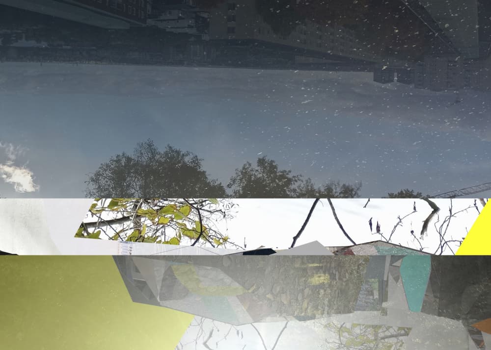 Fragmented Urban Nature by Stefan Fransson — canvas wall art