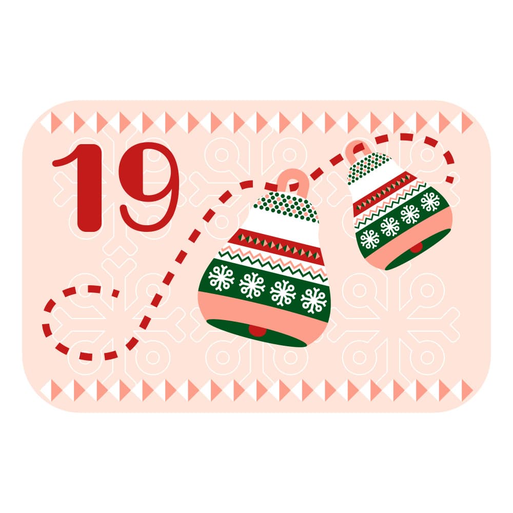 December Nineteen Bells by Marika Barsrsind β canvas wall art