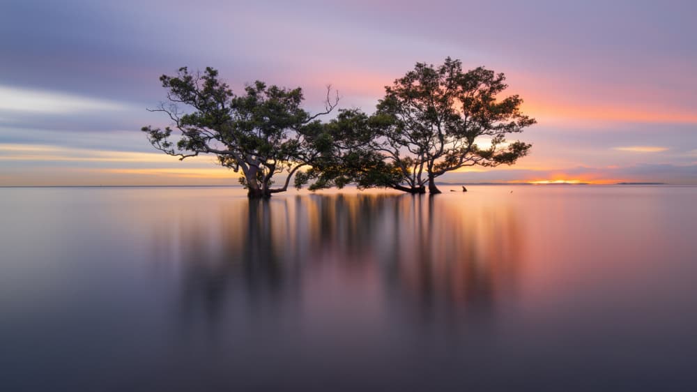 Peaceful Ocean Sunset by Emanuel Papamanolis — canvas wall art