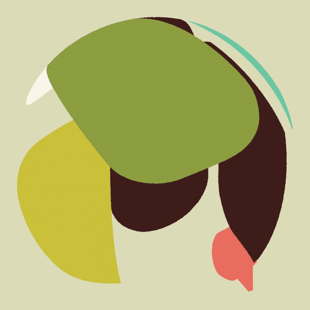 Organic Abstract Shapes by Rafa Mateo — canvas wall art