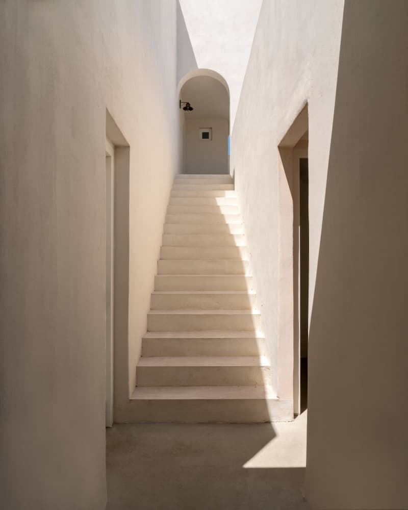 Ascending Archway Stairs by Minorstep — canvas wall art