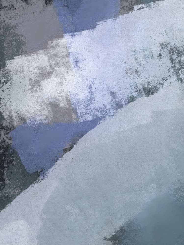 Serene Blue Gray Abstract by Josie George — canvas wall art