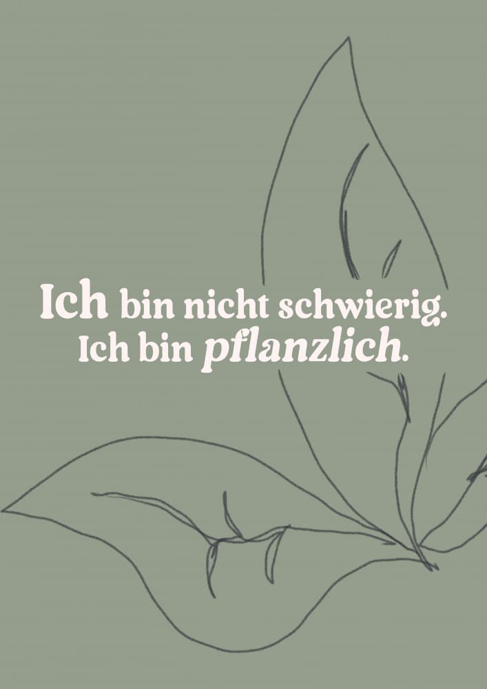 Ichbinnichtzschwierig by Treechild — canvas wall art