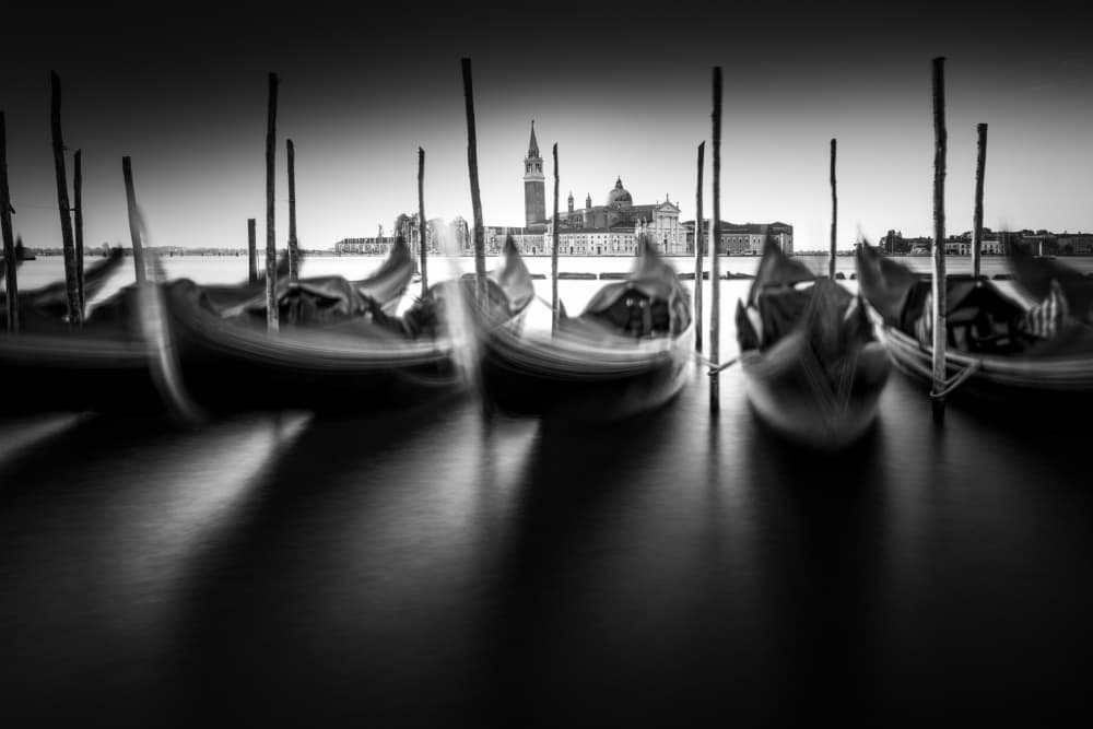 Timeless Venice Gondolas by Li Ying — canvas wall art