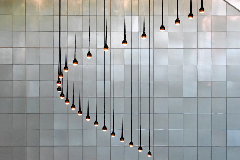 Elegant Light Cascade by Linda Wride — canvas wall art