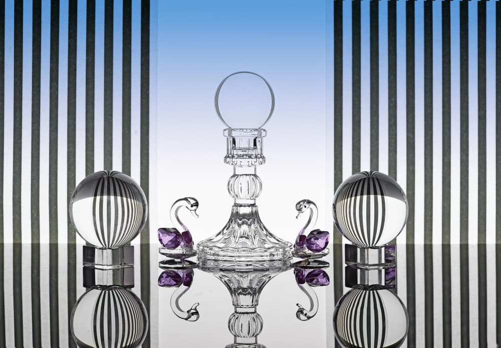 Elegant Glass Reflection by Alice Sheng — canvas wall art