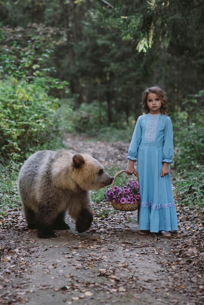 Fairytale Forest Friends by Olga Barantseva — canvas wall art