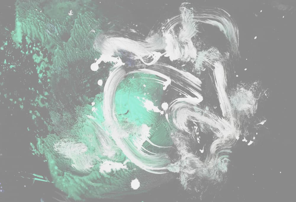 Teal Flow Abstract by Santhosh ch — canvas wall art