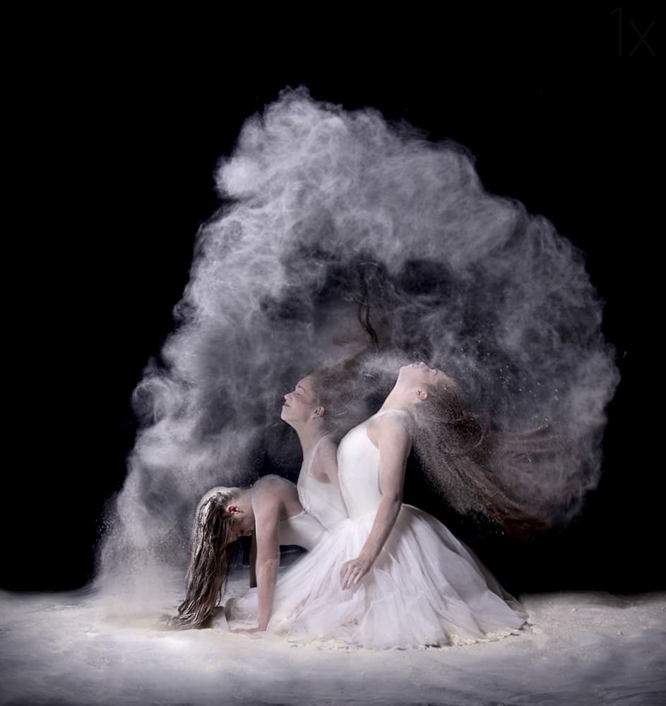 Ethereal Powder Dance by Pauline Pentony MA ARPS DPAGB — canvas wall art