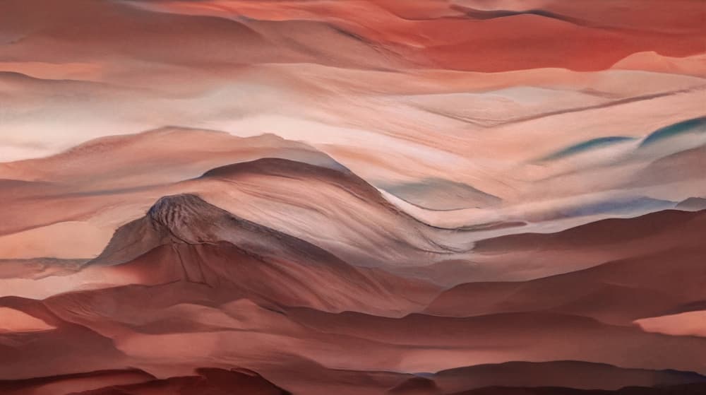 Serene Red Desert by Robin Wechsler — canvas wall art