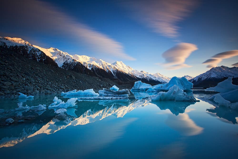 Glacial Lake Serenity by Yan Zhang — canvas wall art