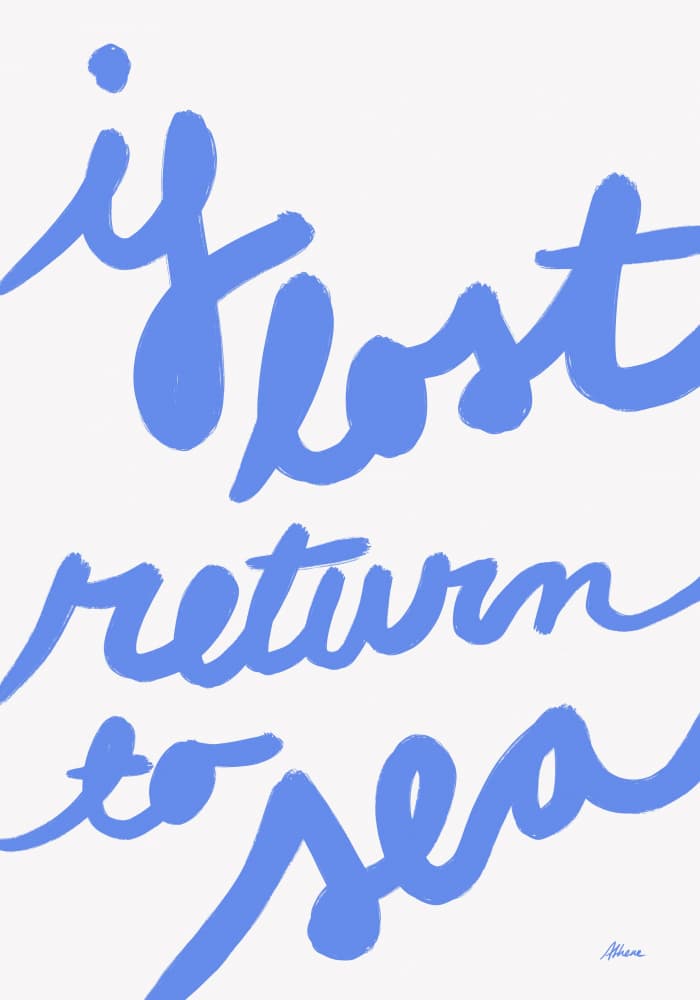 Return to Sea by Athene Fritsch — canvas wall art