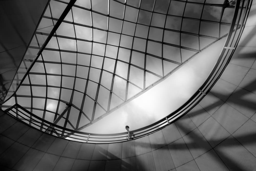 Modern Architectural Curves by Olavo Azevedo — canvas wall art