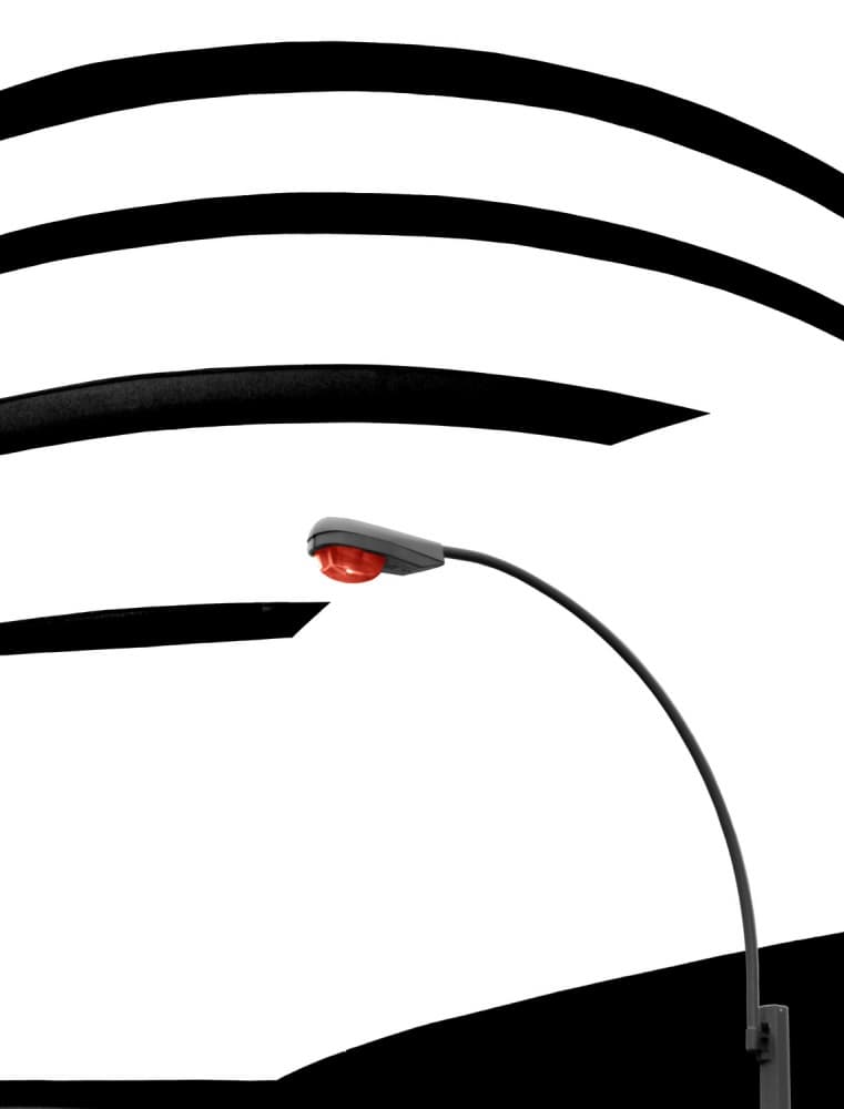 Modern Street Light by Ivan Huang — canvas wall art