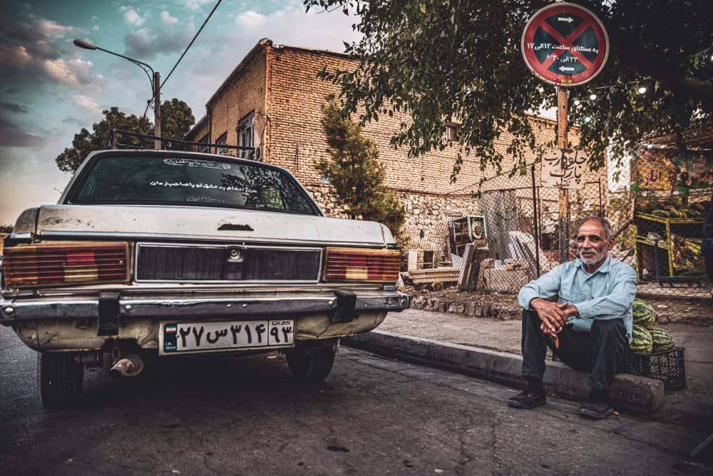 Iranian Street Life by Marco Tagliarino — canvas wall art