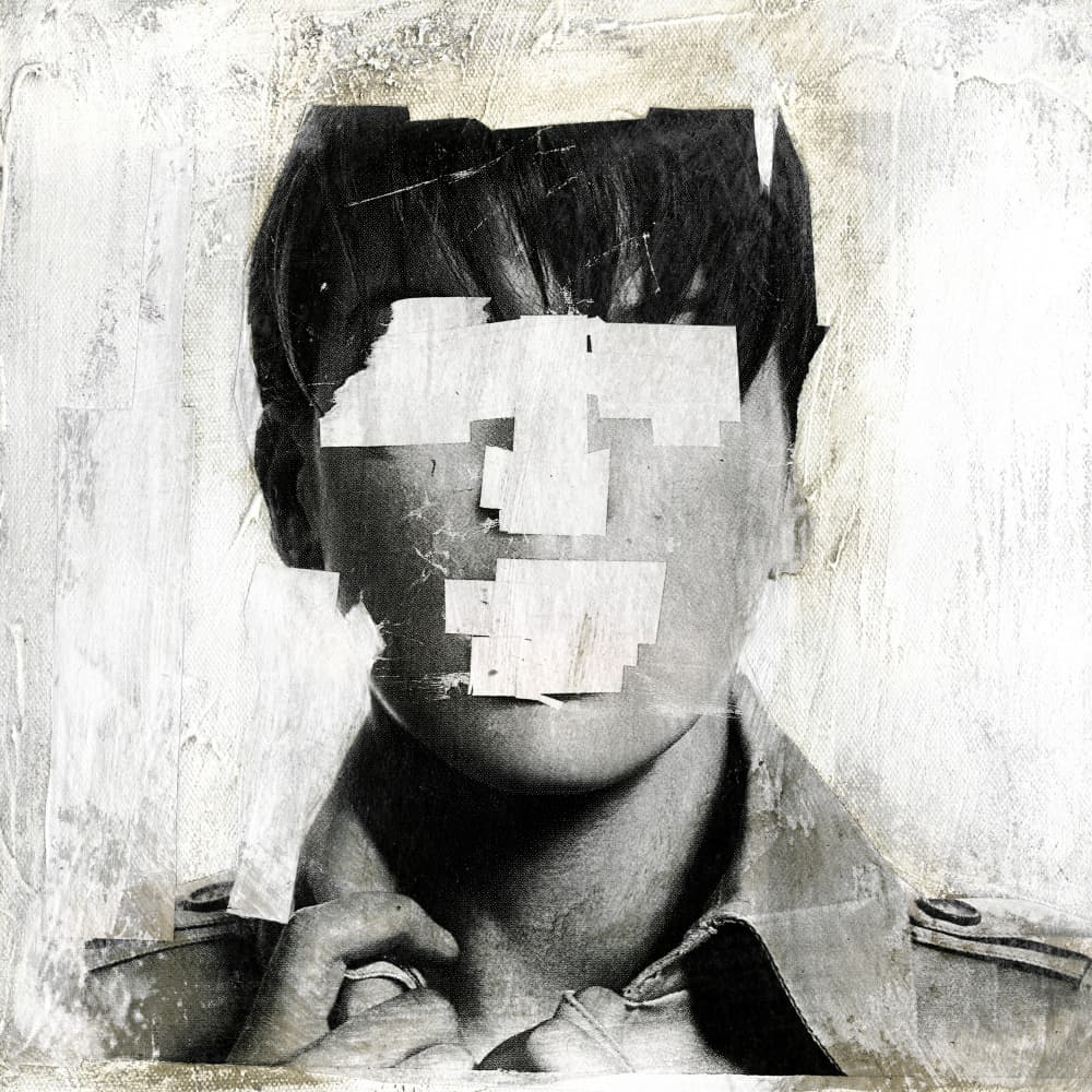 Hidden Woman Portrait by Famous When Dead — canvas wall art