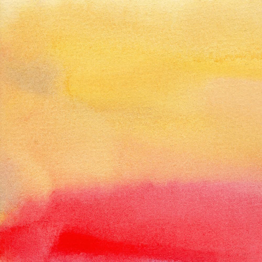 Abstract colorful watercolor landscape no. 1 by Dina Dankers — canvas wall art