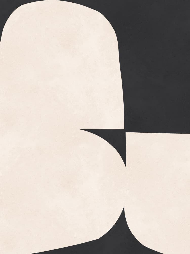 Organic Minimalist Curves by Vitor Costa — canvas wall art