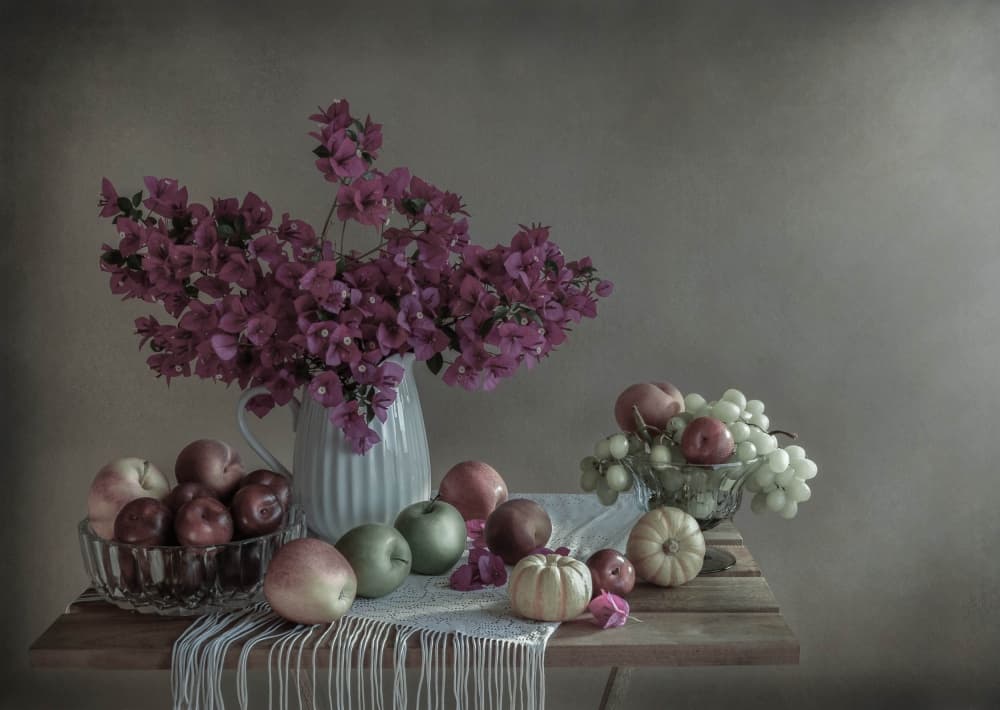Autumn Harvest Still Life by Margareth Perfoncio — canvas wall art