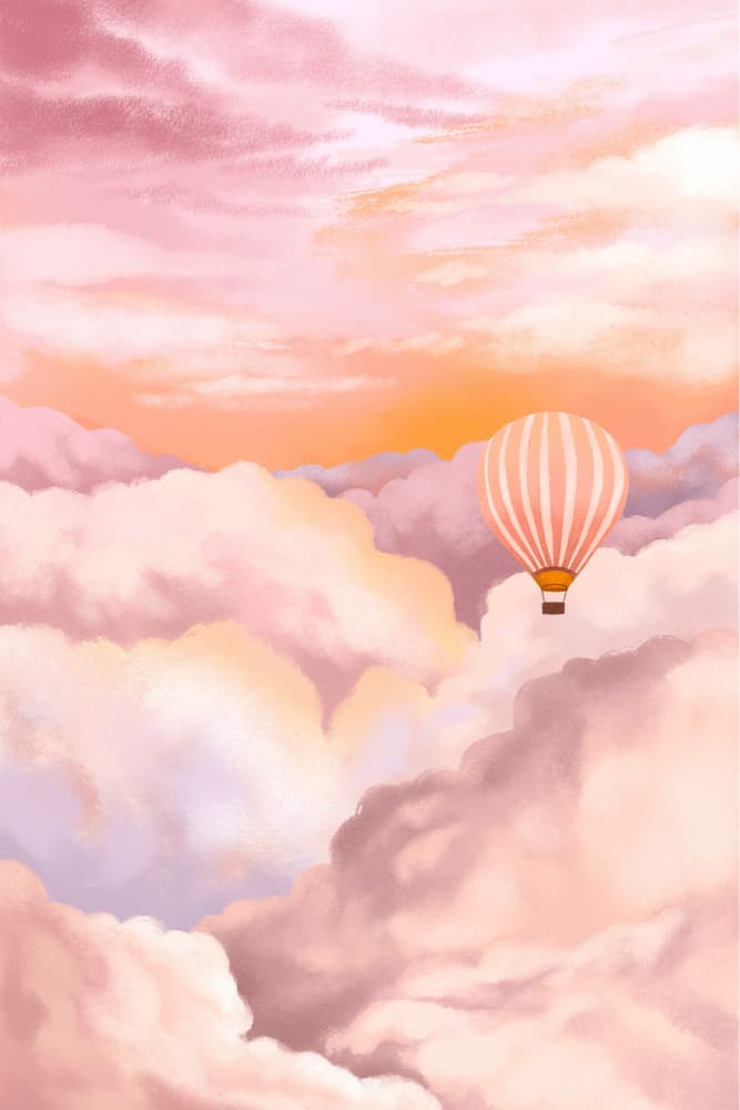 In the Clouds by Goed Blauw — canvas wall art