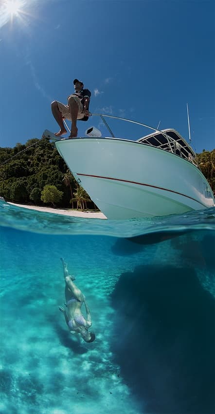 On the boat and under by Andrey Narchuk — canvas wall art