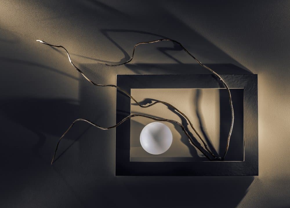 Glowing Sphere Branches by Evgeniy Popov — canvas wall art