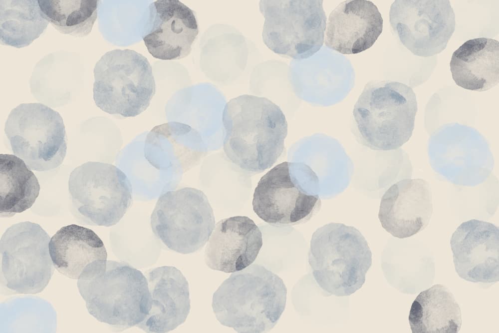 Abstract Watercolor Circles by Aliya Putrus — canvas wall art