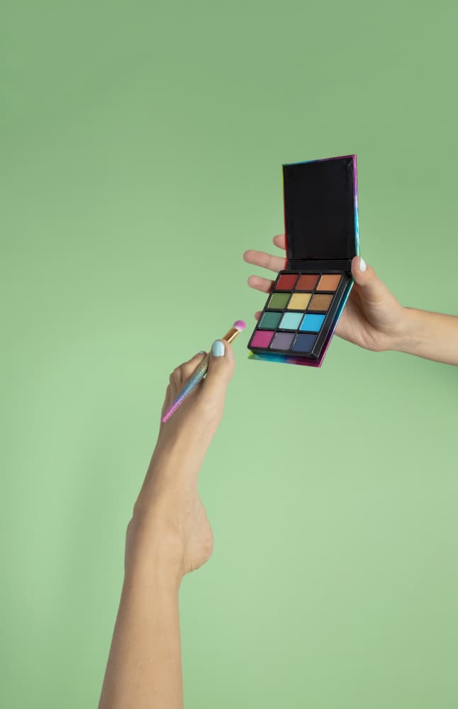 Creative Makeup Hands by Julia Ramiro — canvas wall art
