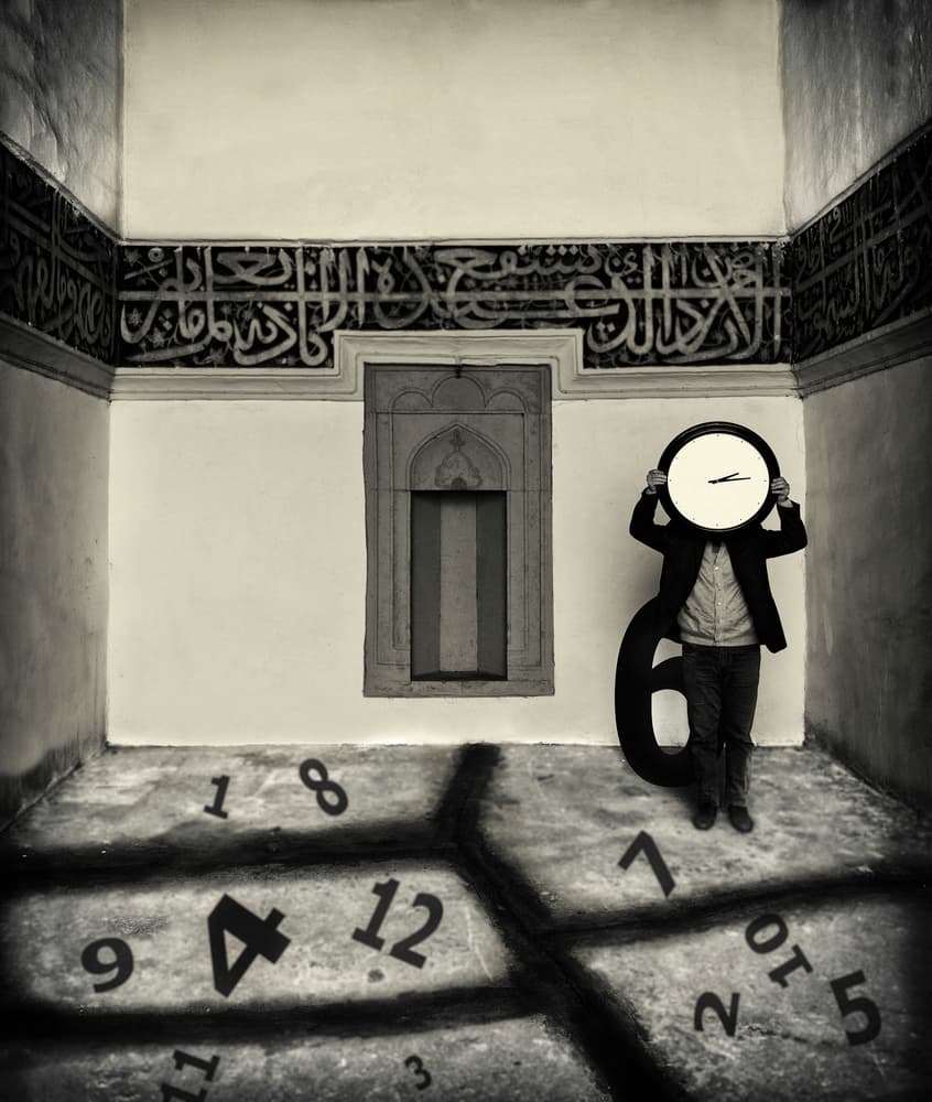 Surreal Time Interior by Jalili — canvas wall art