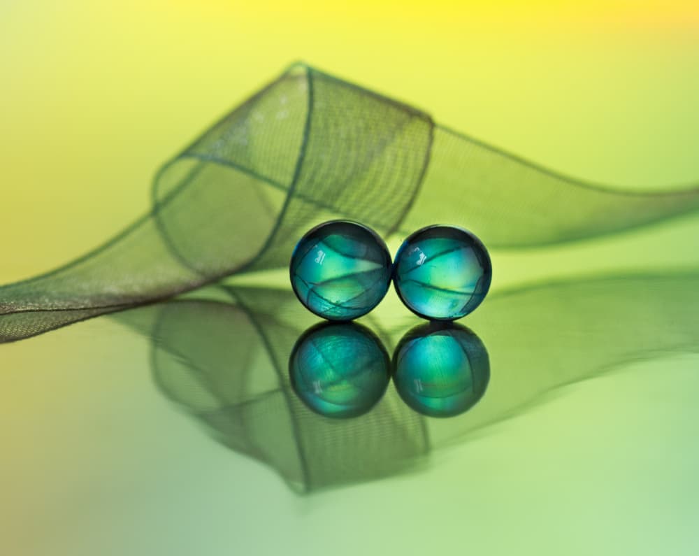 Emerald Glass Glow by Shihya Kowatari — canvas wall art