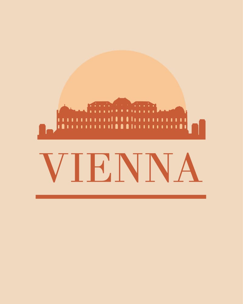 Schonbrunn Palace Vienna by Emiliano Deificus — canvas wall art