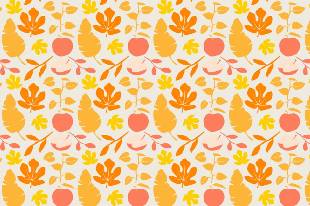 Applepatternno14 by Treechild — canvas wall art