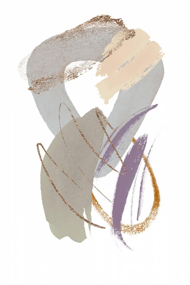 Elegant Organic Abstract by Sally Ann Moss — canvas wall art