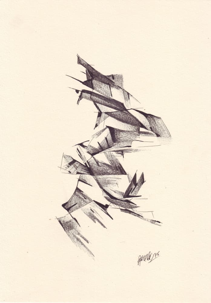 Dynamic Fragmented Forms by Rafal Kulik — canvas wall art
