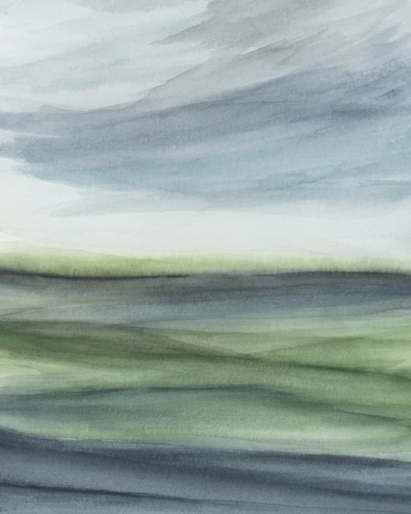 Misty Horizon Landscape by Rachel Elise — canvas wall art