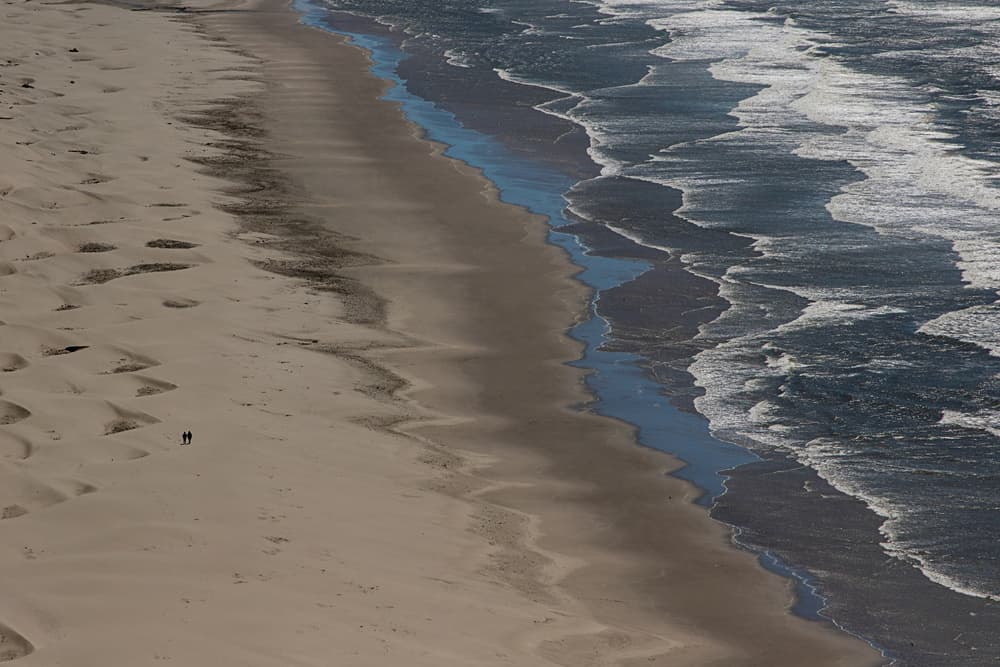 Beach Walk Serenity by Amnon Eichelberg — canvas wall art